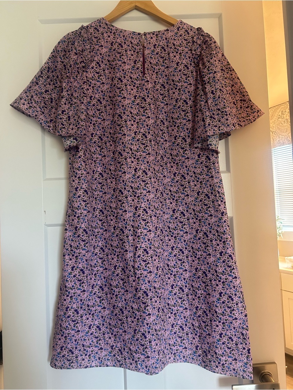 Hyacinth House Lilac Floral Viola Mini Dress available at Tuckernuck size L - Picture 8 of 10
